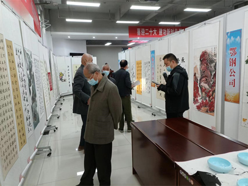 知名画家王秀萍作品《岁寒图》入展鄂州市2022年中老年书画巡回展