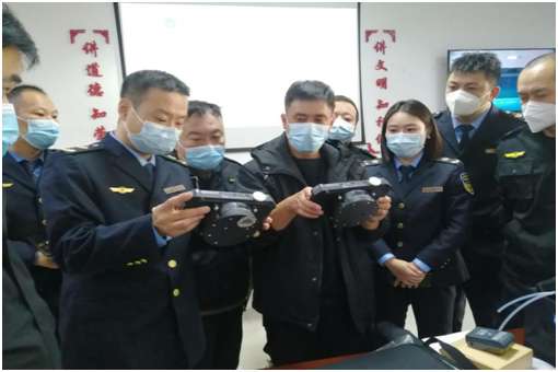 河南新乡县分局综合行政执法大队开展执法装备培训会